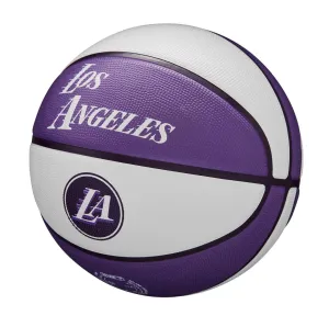 Wilson LA Lakers City Edition NBA Full Size Outdoor Basketball Ball Size 7 (New)