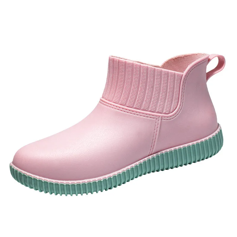 Women's Fashion Short  Rain Shoes