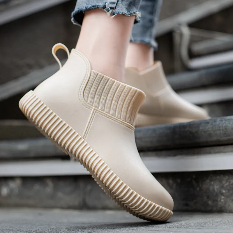 Women's Fashion Short  Rain Shoes
