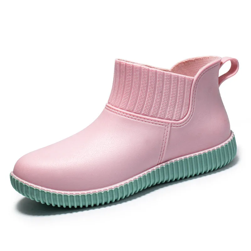 Women's Fashion Short  Rain Shoes