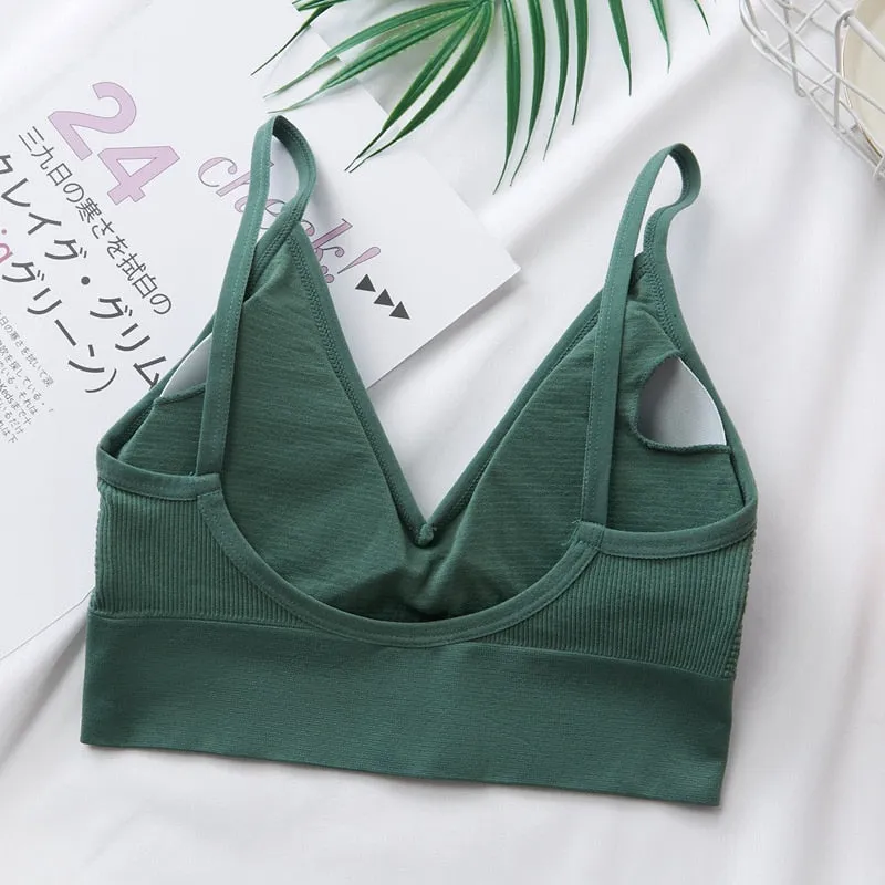 Women's Quick Dry Padded Shockproof Sports Bra - Ideal for Gym, Fitness & Running