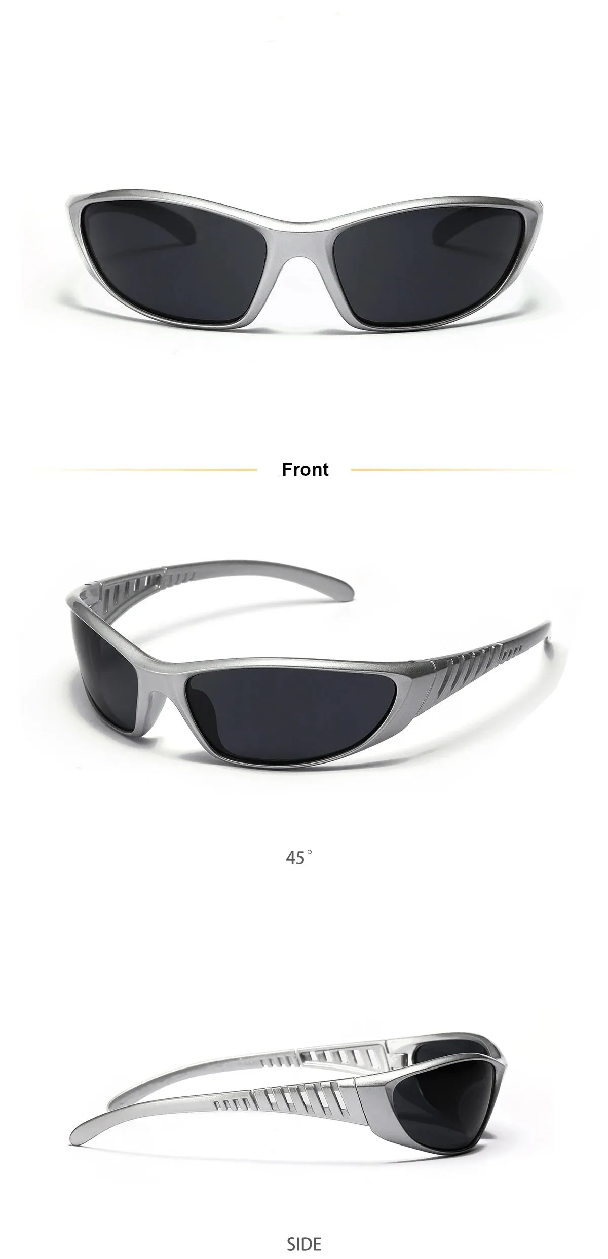 Y2K Futuristic Hollow Sunglasses – Trendy UV400 Shades for Women & Men