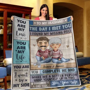 You Are My Love You Are My Life - Personalized Blanket - Christmas, Anniversary, Birthday Gift For Couples, Husband, Wife, Lovers, Anniversary, Engagement 1361