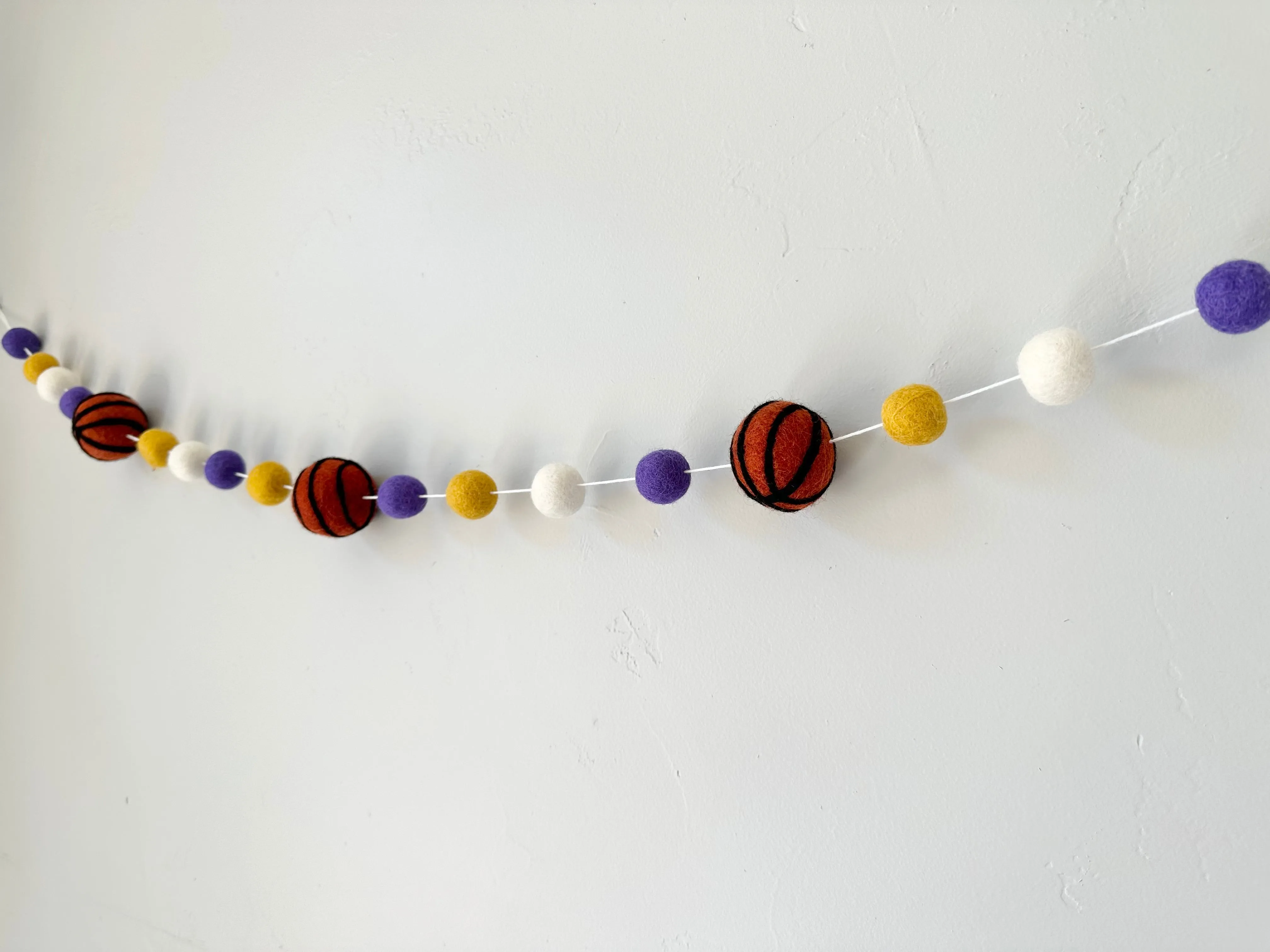 Your School Basketball Garland