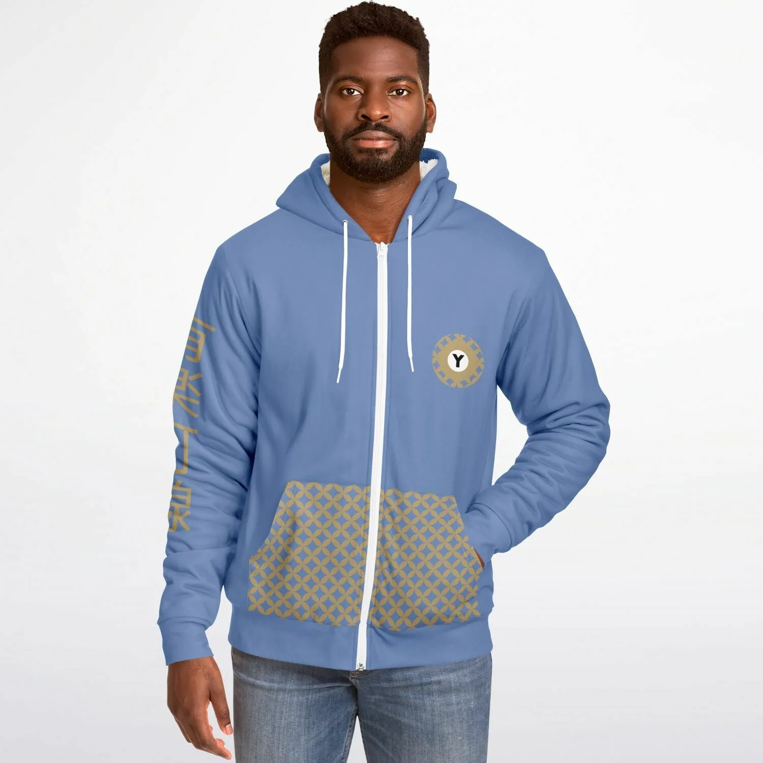 Yurakucho Line Ultra-Soft Microfleece Zip Hoodie