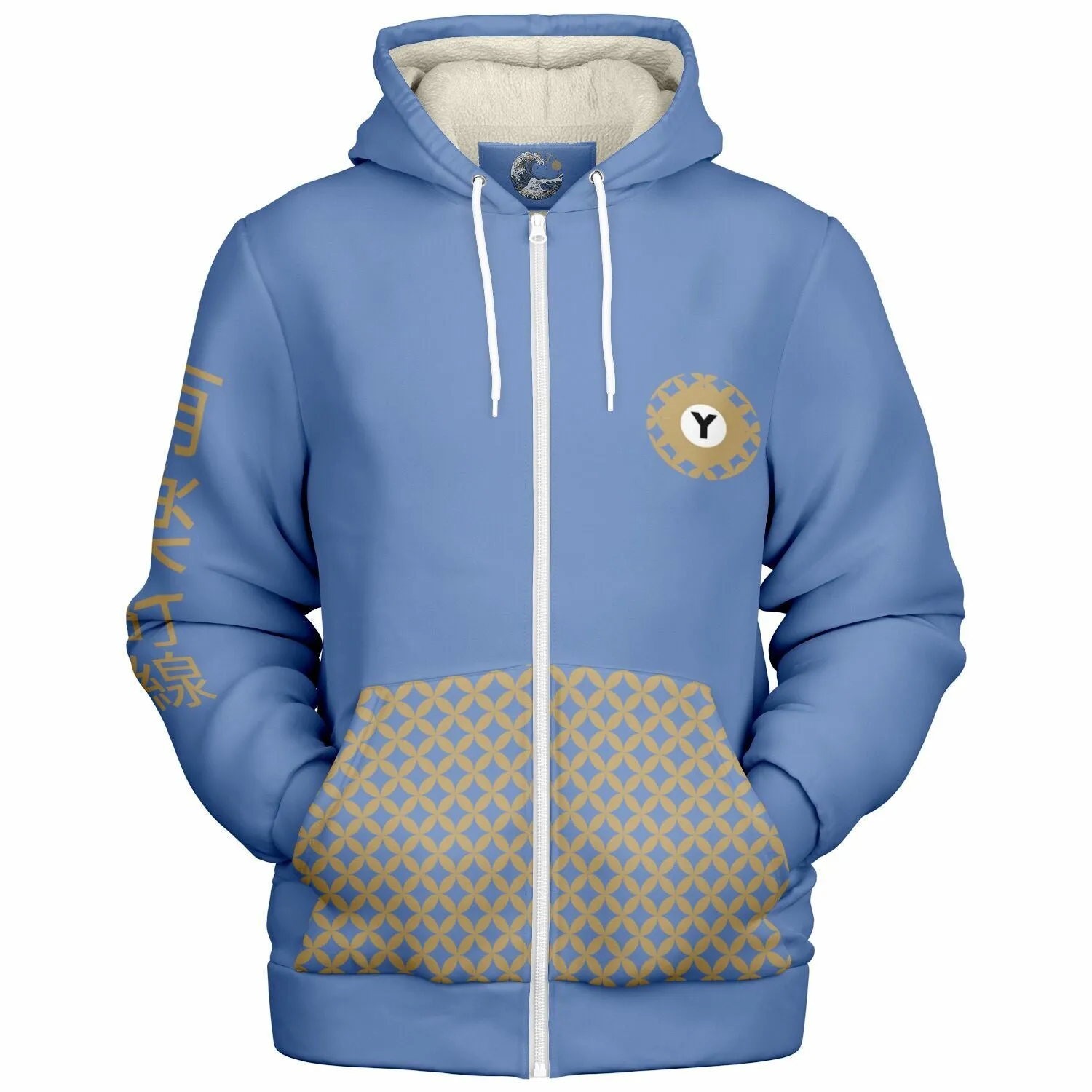 Yurakucho Line Ultra-Soft Microfleece Zip Hoodie