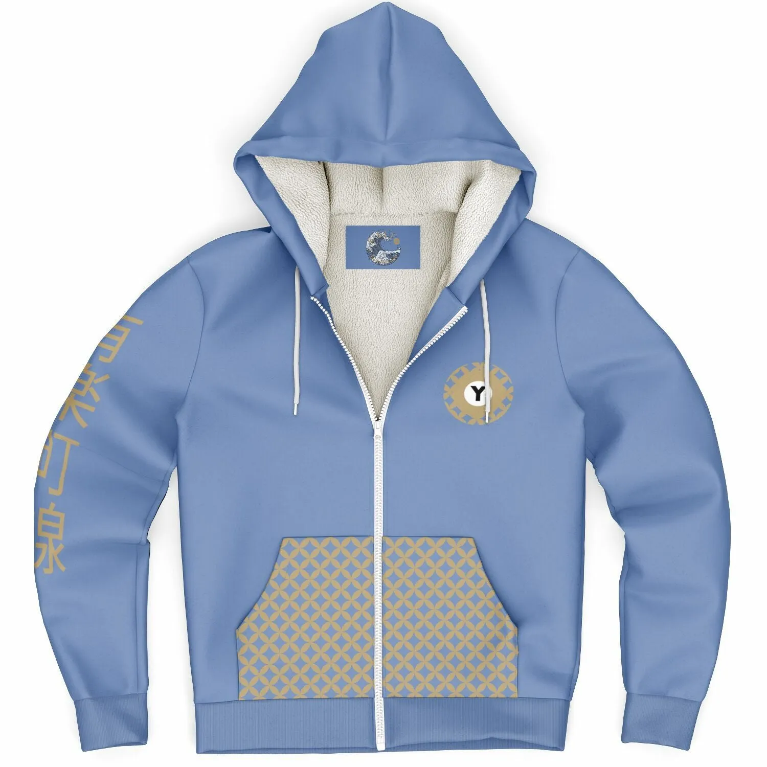 Yurakucho Line Ultra-Soft Microfleece Zip Hoodie