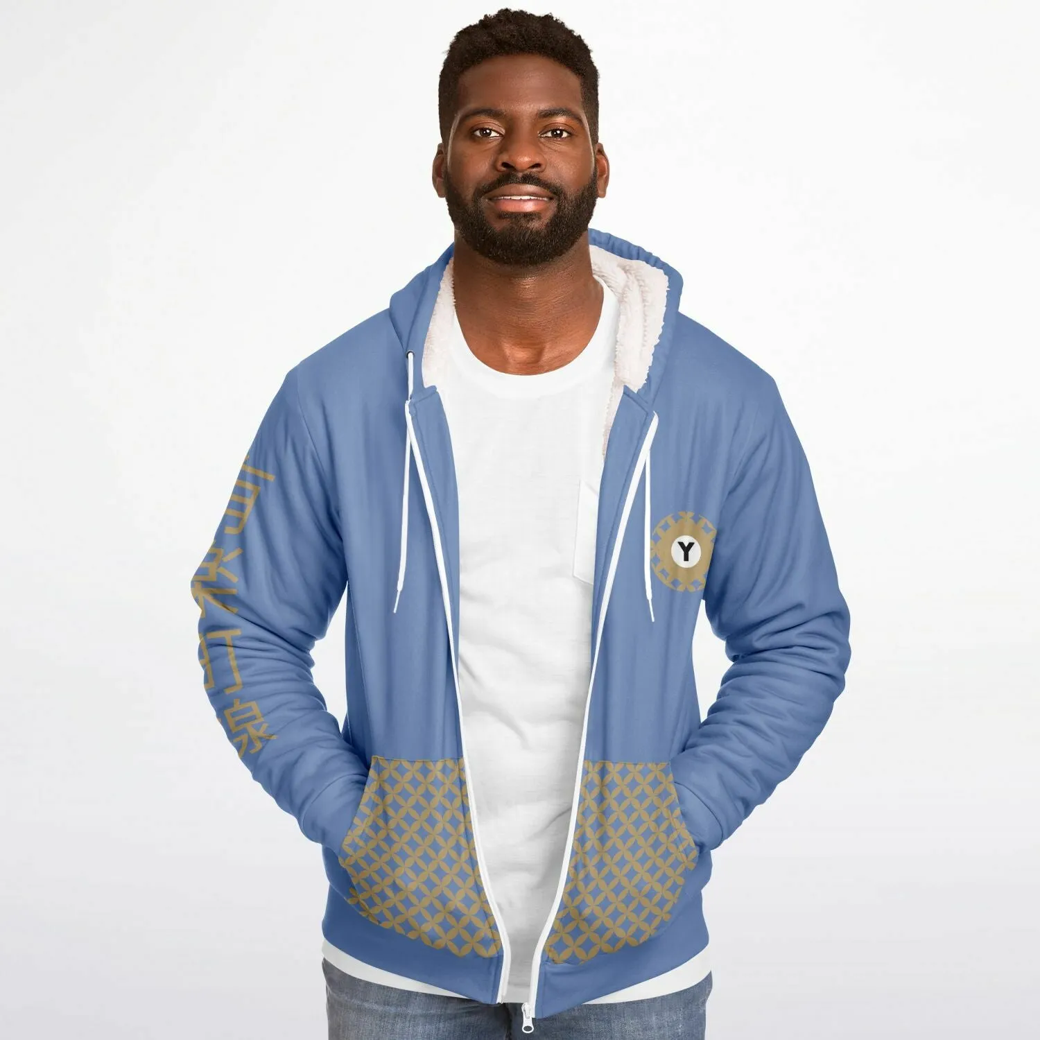 Yurakucho Line Ultra-Soft Microfleece Zip Hoodie