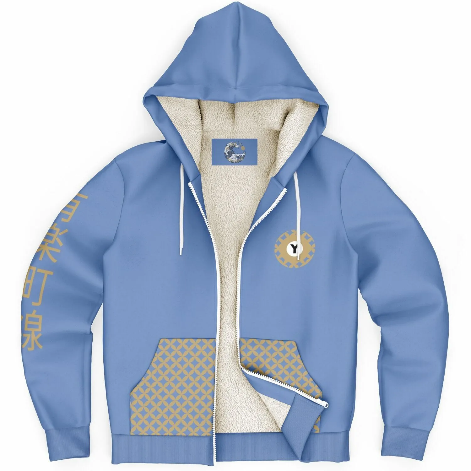 Yurakucho Line Ultra-Soft Microfleece Zip Hoodie